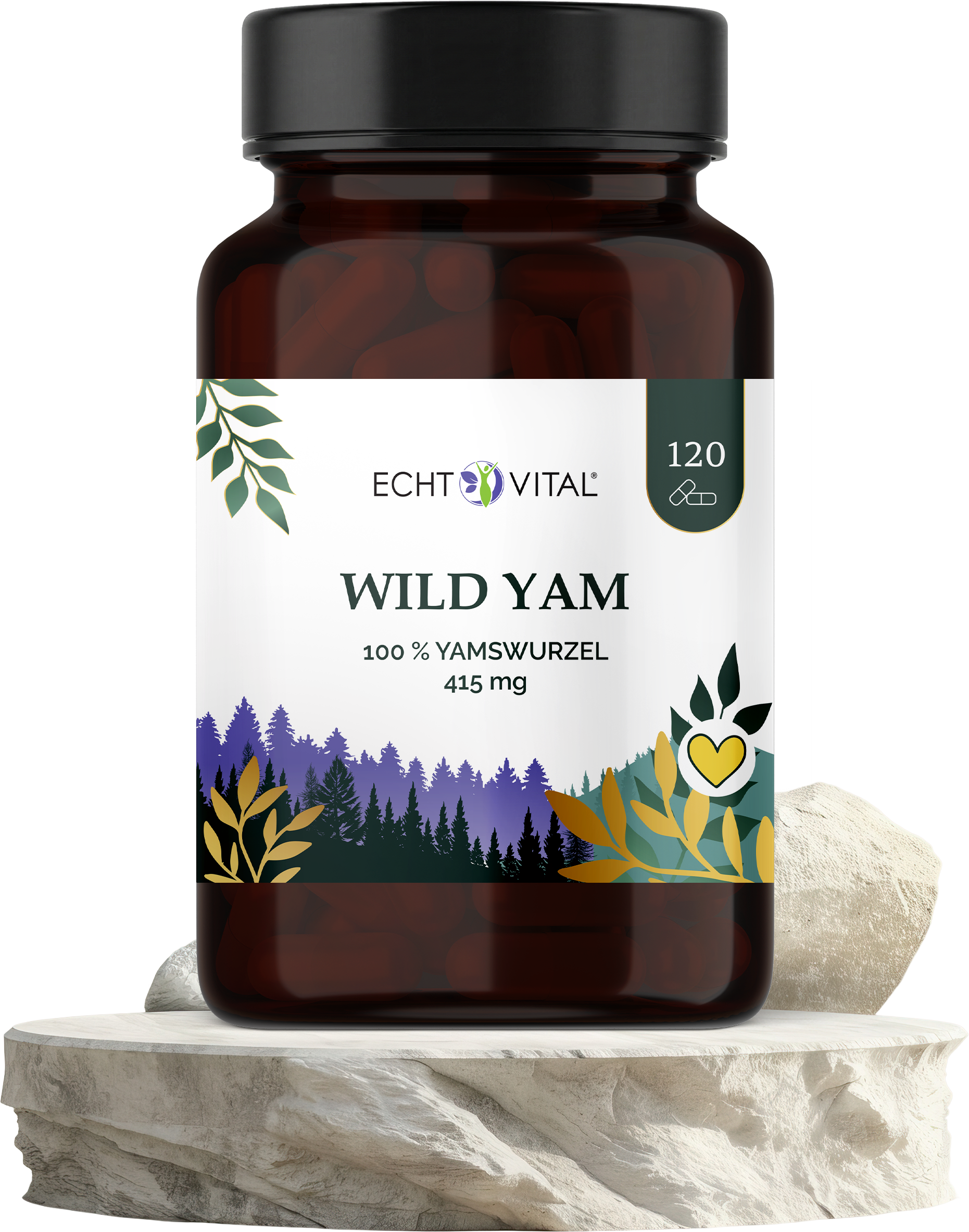 Wild Yam Kapseln - ECHT VITAL Premium Qualität